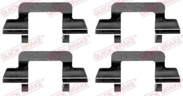 Accessory Kit, disc brake pad